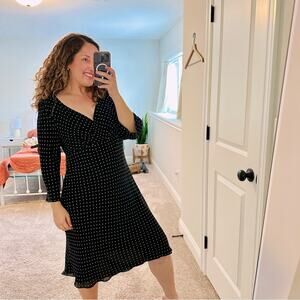 Deadstock Vintage Donna Ricco Polka Dot MIDI Dress 12